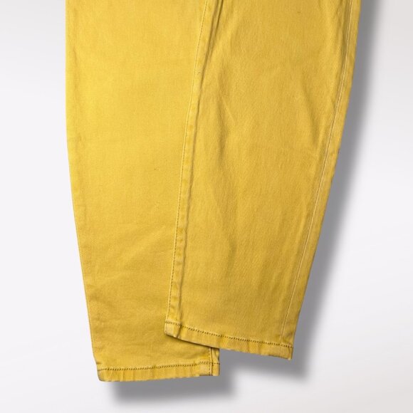 Cabi Curvy Skinny Jeans Yellow Stretch Denim Size 6 - Picture 5 of 8